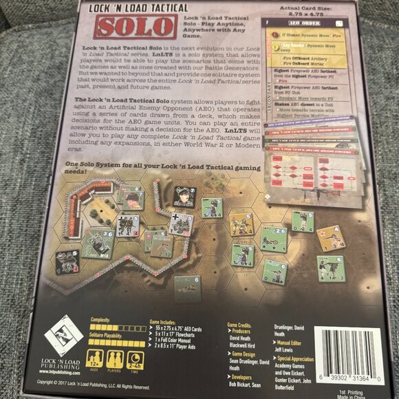 Lock 'n Load Tactical: Solo (open, unpunched, cards sealed) LLP313640 - Picture 6 of 16